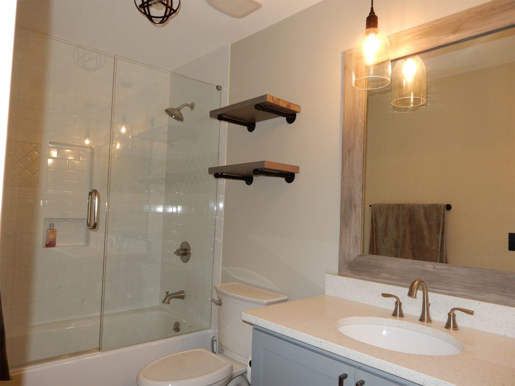 Roswell Bathroom Remodeling Frameless Glass Subway Tile