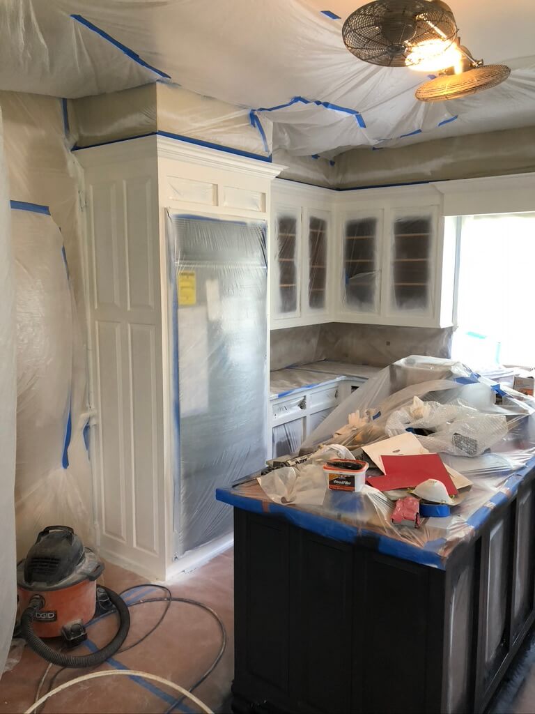 Norcross Duluth Kitchen Remodel Cabinet Painting
